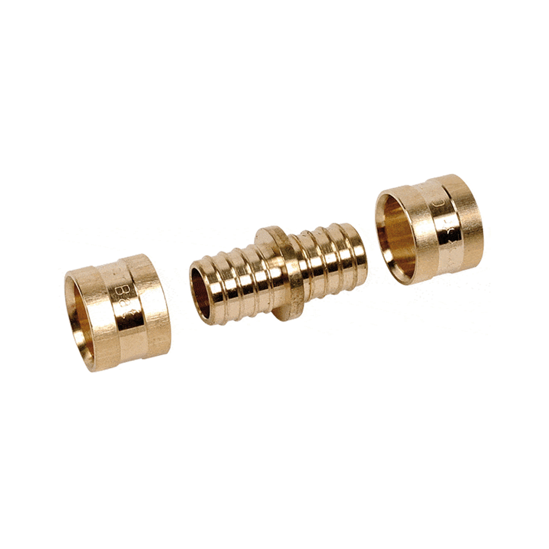 Manchon Egal pour PER Ø 10x12 mm Raccord à glissement laiton SERTIGLISS - MA12