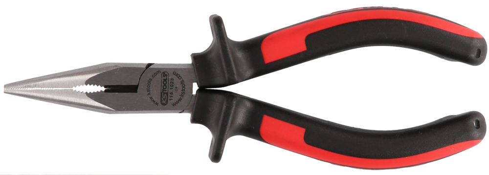 Pince à bec demi-ronds, à poignées bi-composants l.200 - KS TOOLS - 115.1024