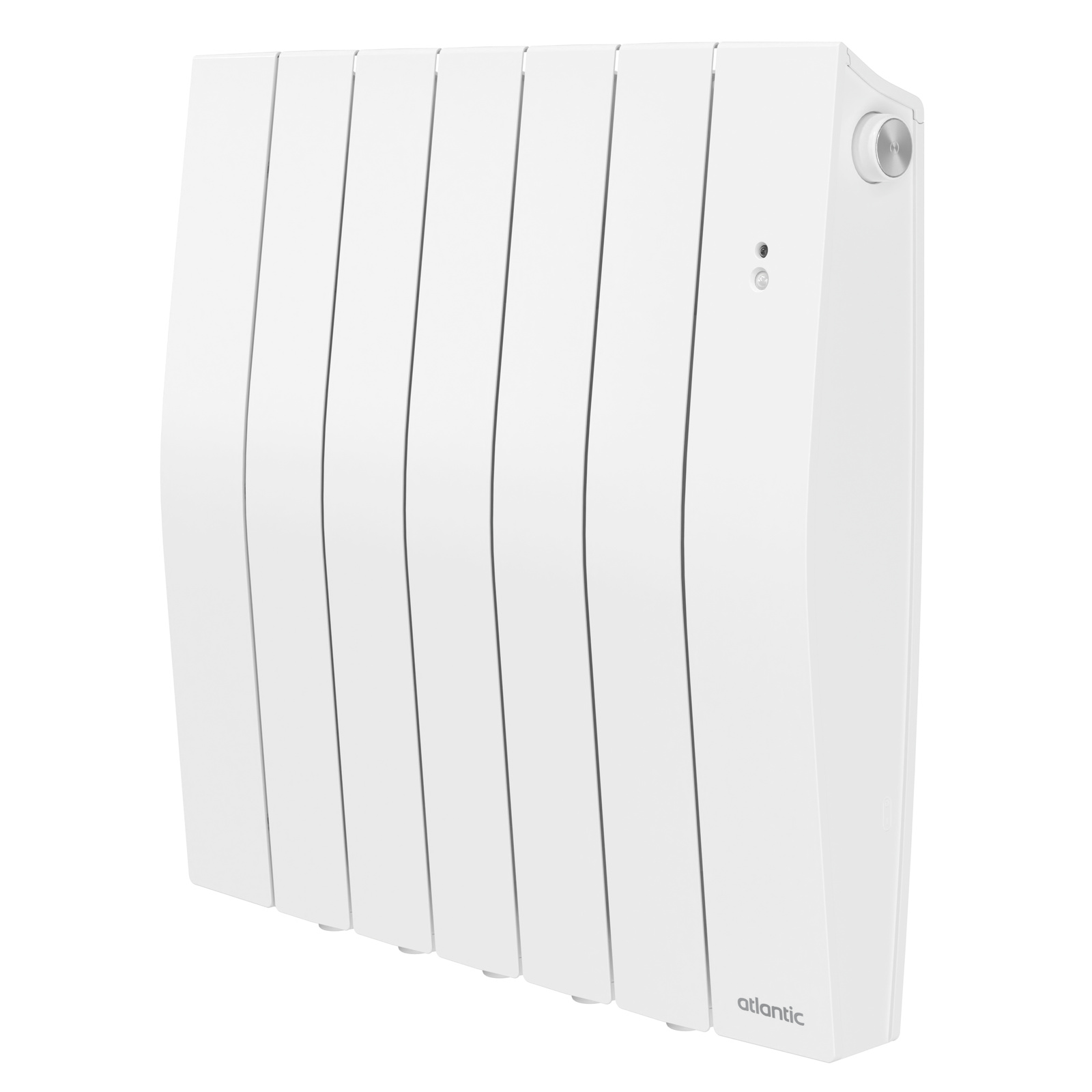 Radiateur Galapagos néo connecté intelligent bas 1400W gris étoilé - ATLANTIC - 501324