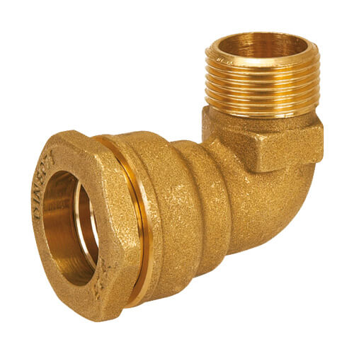 COUDE mâle laiton POUR polyethylene 3/4-25 - GRK - 507-1G