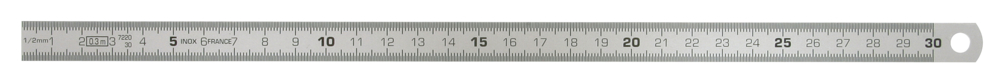 Reglet flexible en inox, l.300 - KS TOOLS - 300.0104