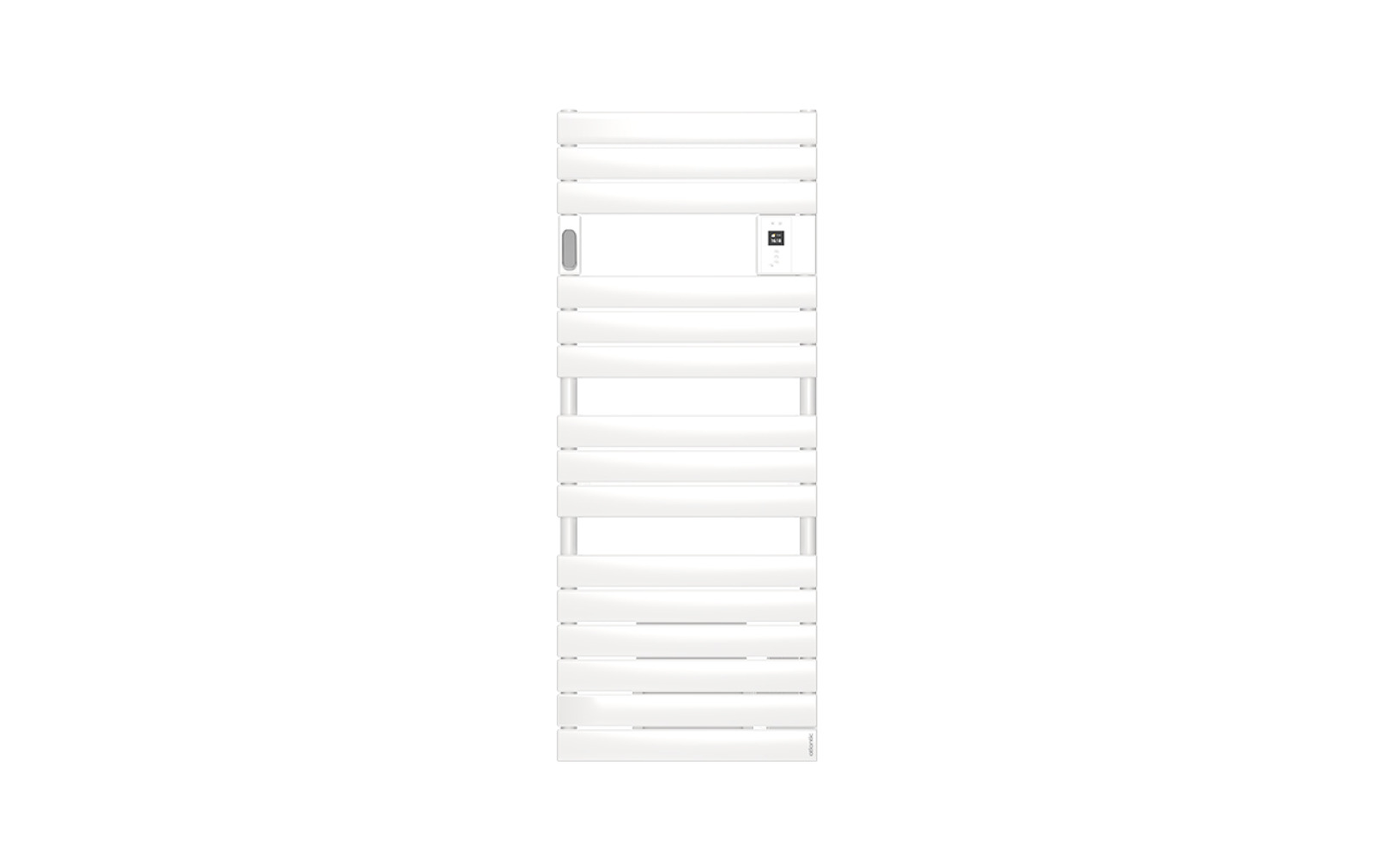 Radiateur sèche-serviettes connecté avec ventilo 1500W Blanc Brillant - ATLANTIC - 861914