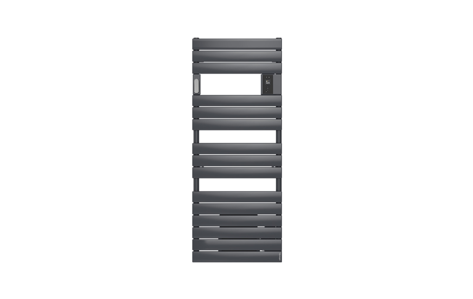 Radiateur sèche-serviettes connecté avec ventilo 1500W Graphite - ATLANTIC - 861551