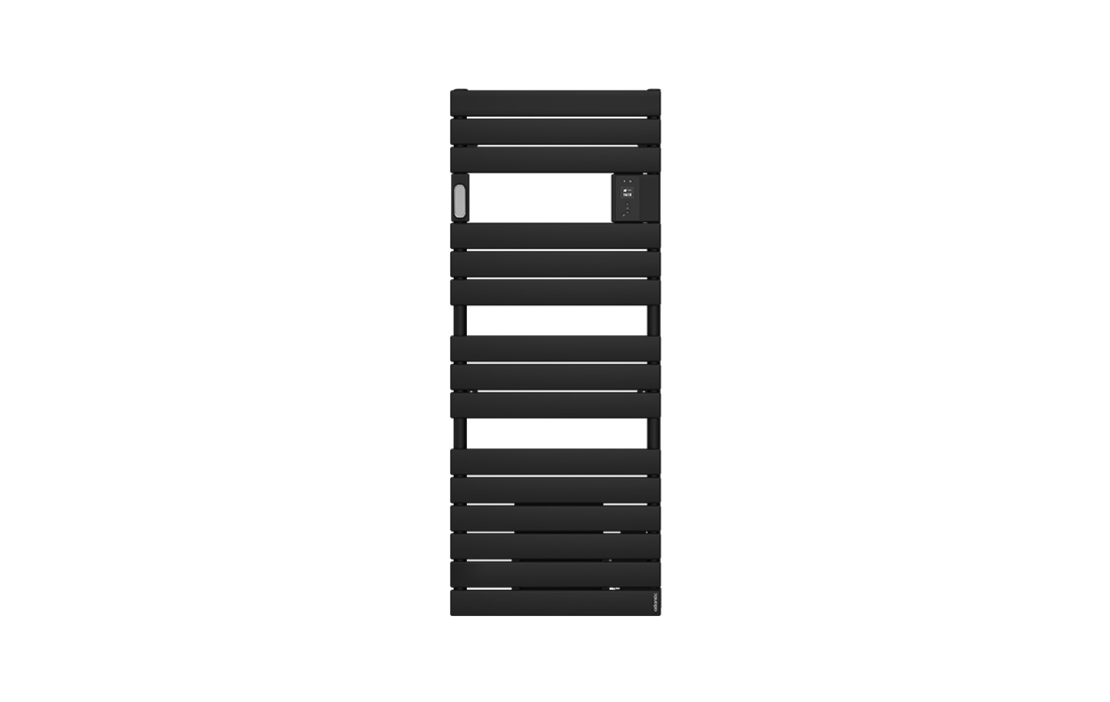 Radiateur sèche-serviettes connecté digital avec ventilo 1750W Noir - ATLANTIC - 861650