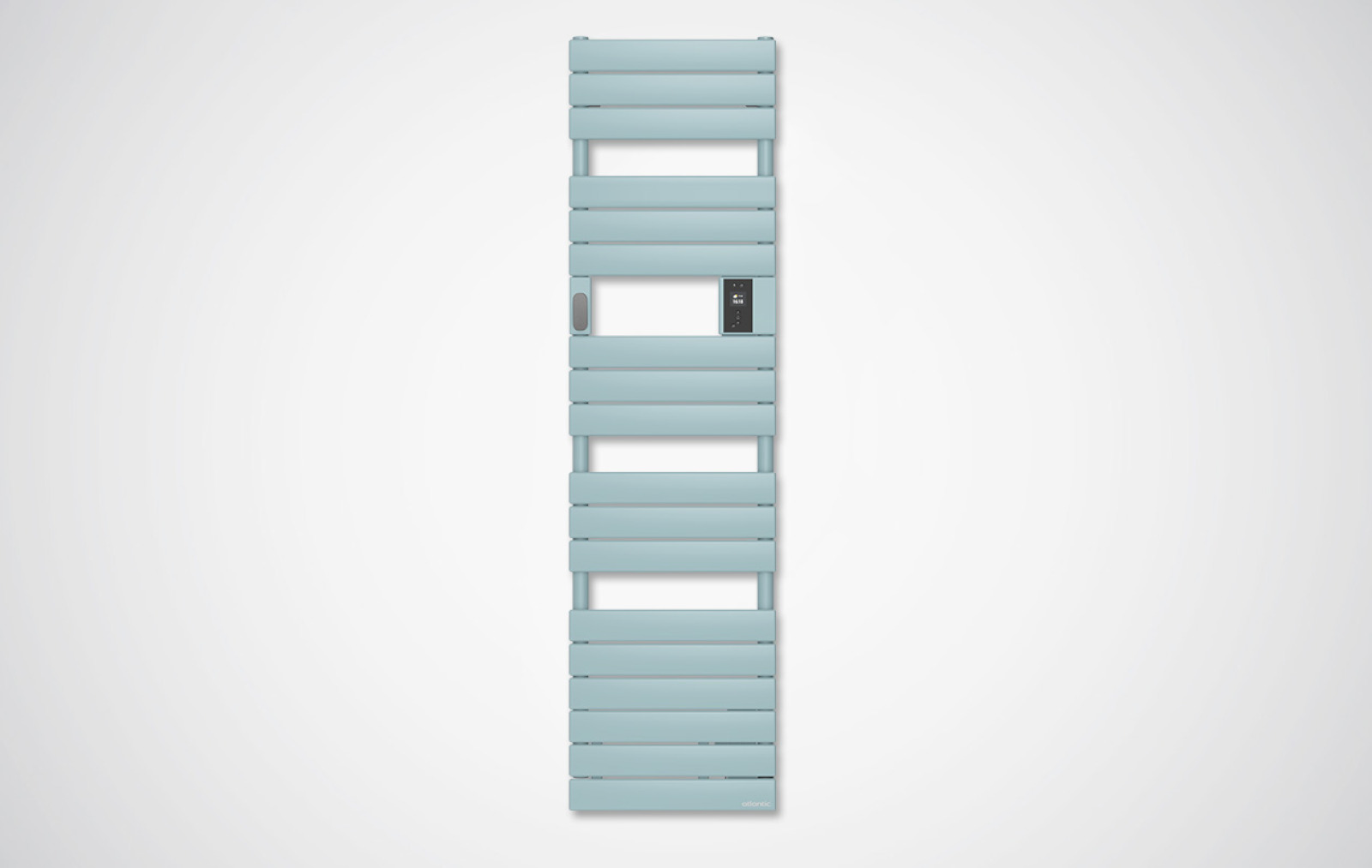 Radiateur sèche-serviettes connecté sans ventilo 750W Vert d'eau - ATLANTIC - 861933