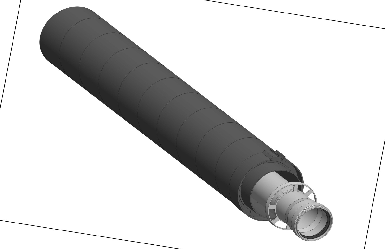 Rallonge ventouse 80/125 - 1m ATLANTIC CHAUFFAGE ET CHAUFFE-EAU - 341062