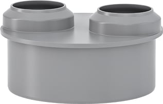 HTDR manchon double Ø 110/40/40 - VALSIR - VS0525003