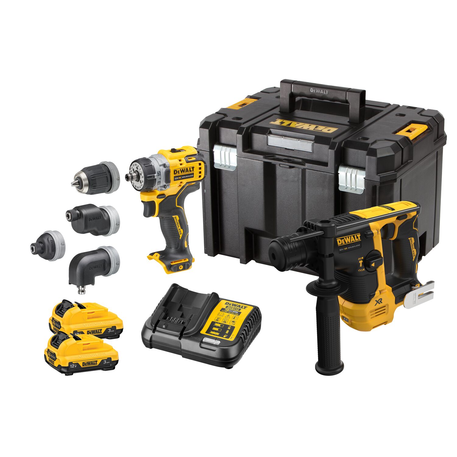 Kit 2 outils XR 12V 3Ah Li-Ion Brushless