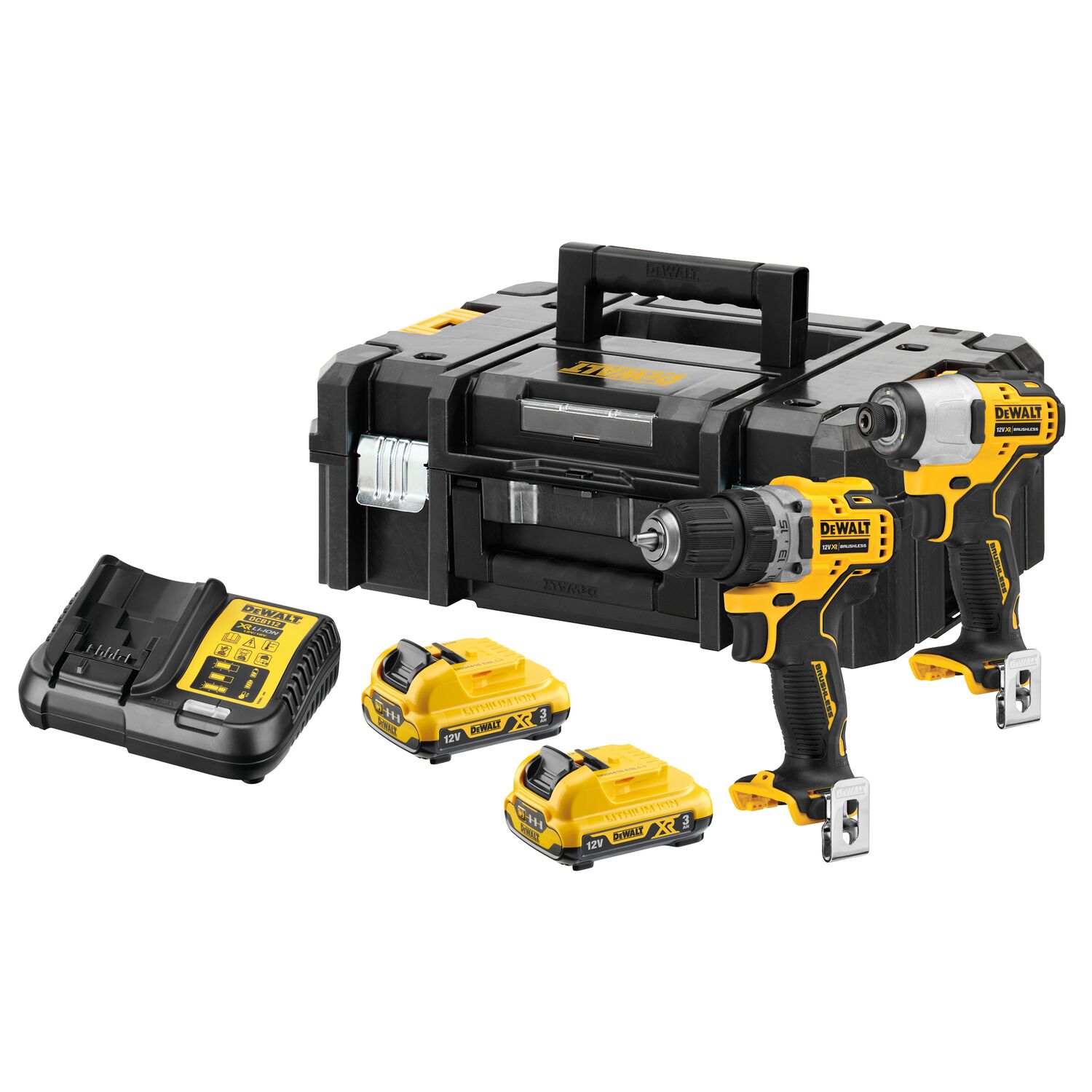 Kit 2 outils XR 12V 3Ah Li-Ion Brushless