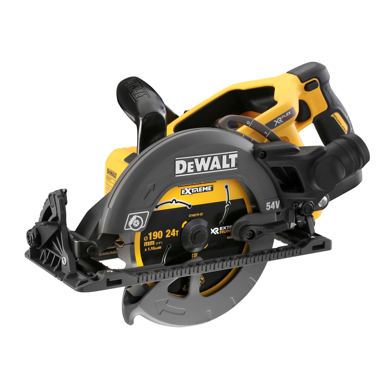 Scie circulaire Construction XR FLEXVOLT 54V Brushless 190 mm