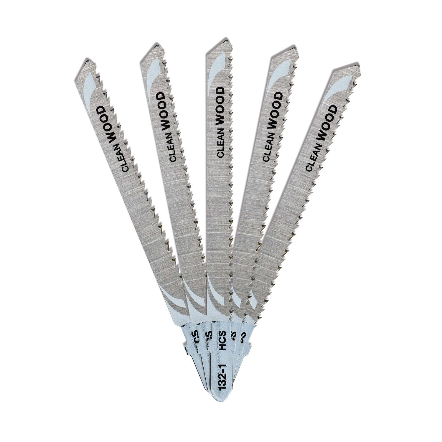 Lame de scie sauteuse bois HCS Profondeur de coupe< 40mm AttacheTCoupe nette et sans éclats - denture inversée