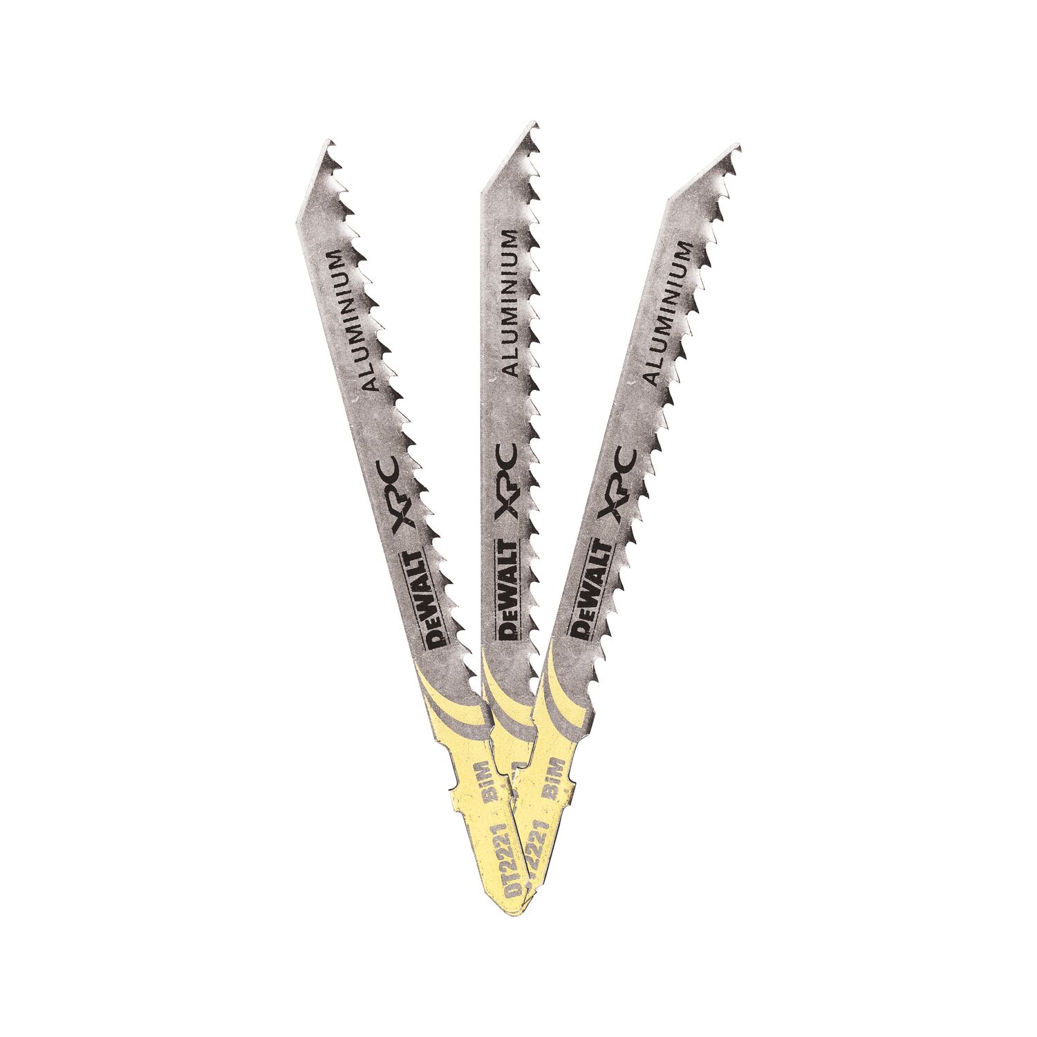Lame de scie sauteuse XPC à denture fraisée BIM Profondeur de coupe< 30mm AttacheTCoupe fine/Aluminium