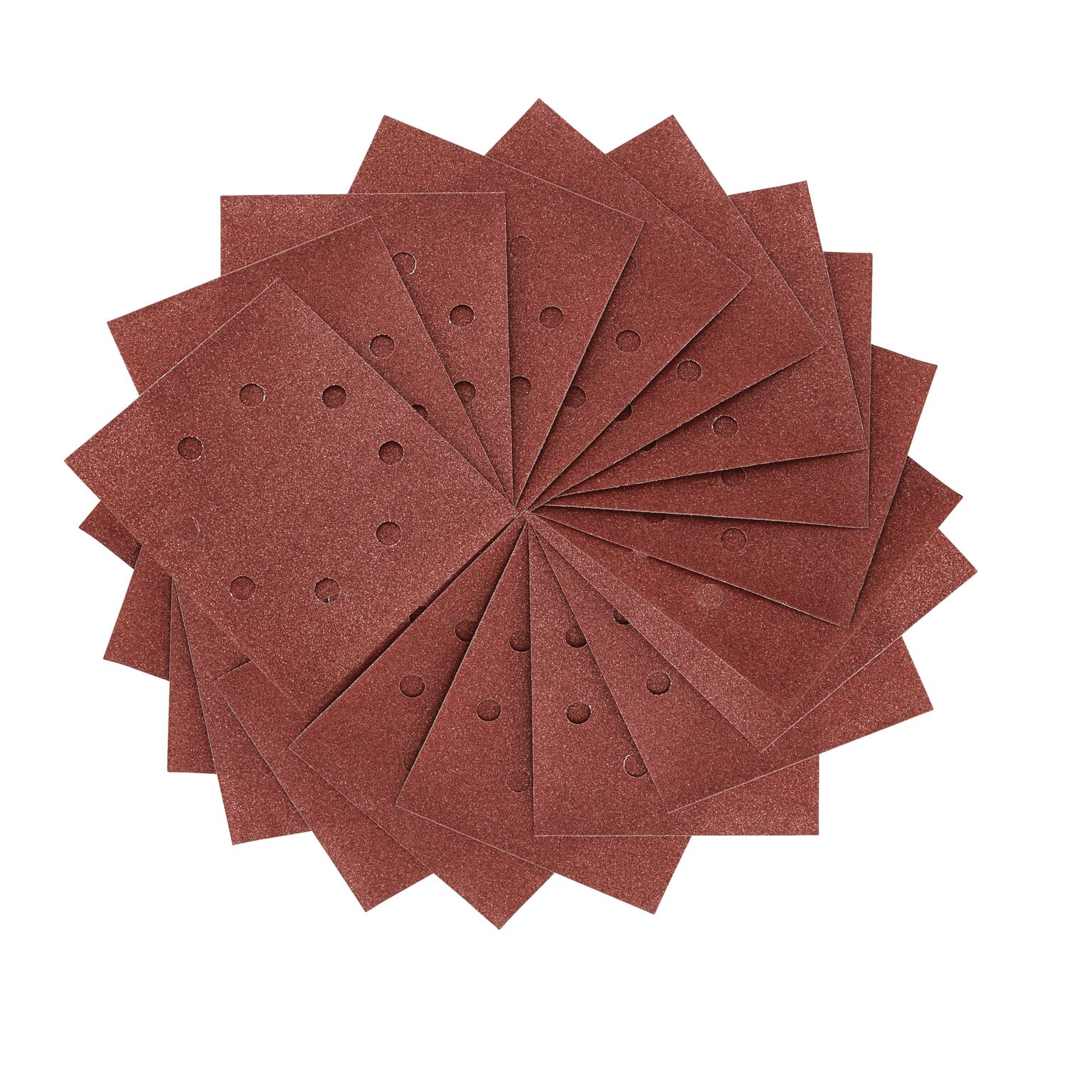 1/4 feuille abrasive pour ponceuses vibrantes grain 100 - 8 perforations 115x140mmMulti-usages Peinture / Bois - A sec