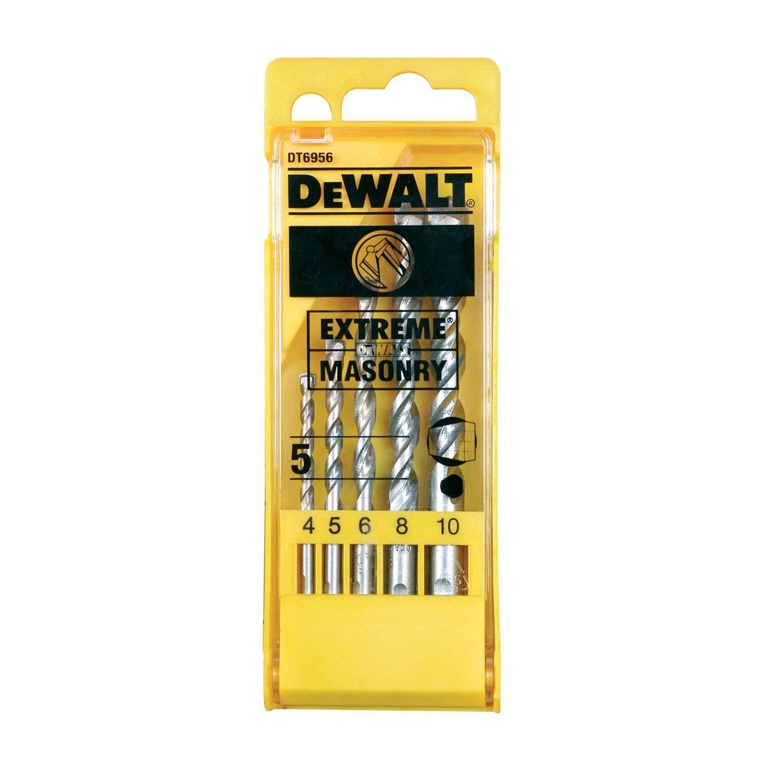 Coffret de 5 forets beton Extreme diam : 4,5,6,8,10mm