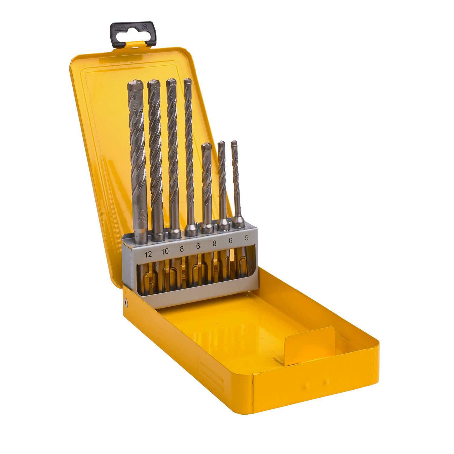 Coffret de 7 forets SDS-Plus Carbure ELITE diam : 5, 6(x2), 8(x2), 10, 12mm