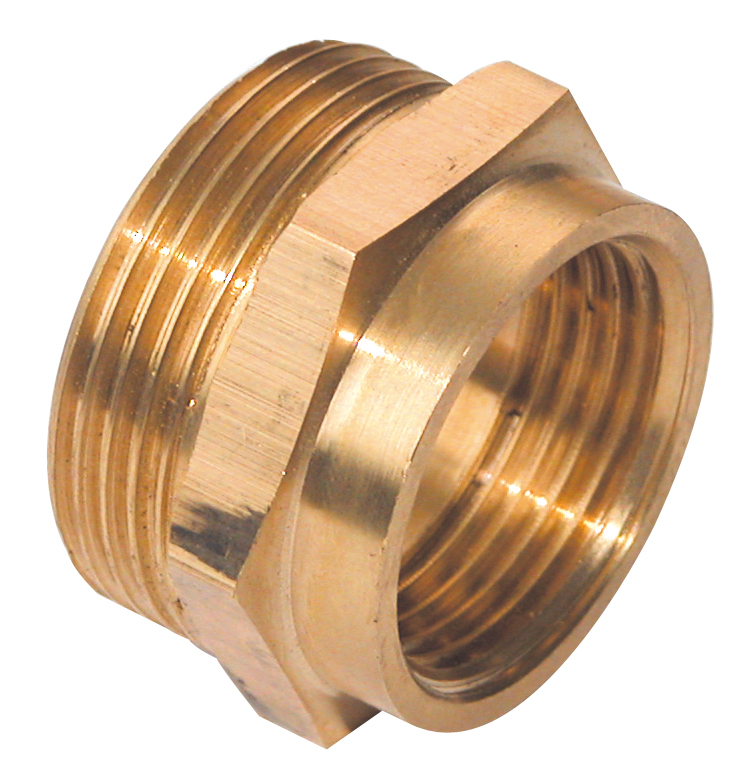 Raccord laiton Mamelon réduit 243g mâle femelle 3/4'' 3/8'' - THERMADOR - 243G2012