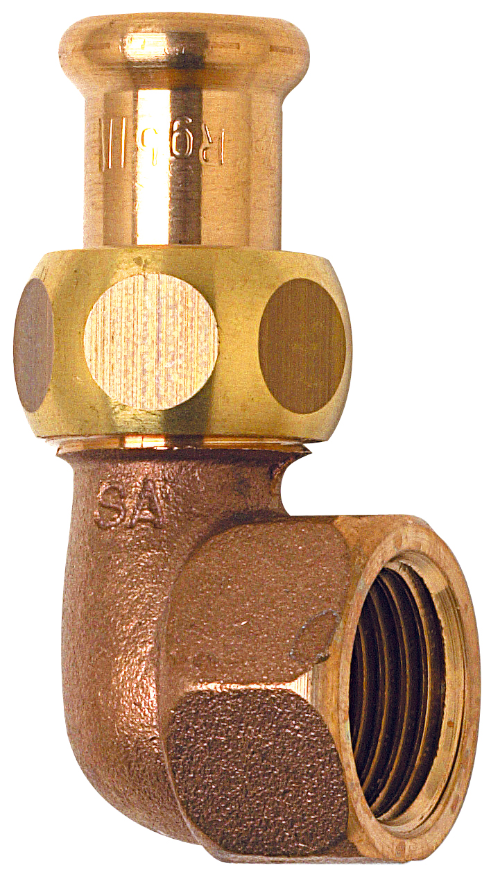 Coude Union joint plat 8096G Ø12-1/2"F pour tube Cuivre Chauff THERMADOR - 8096G1215