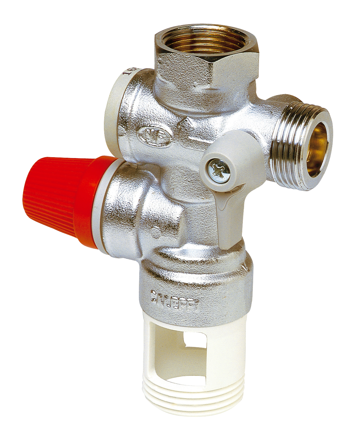 Groupe de sécurité vertical chromé 3/4'' pour chauffe-eau jusqu'à 10 THERMADOR - GS