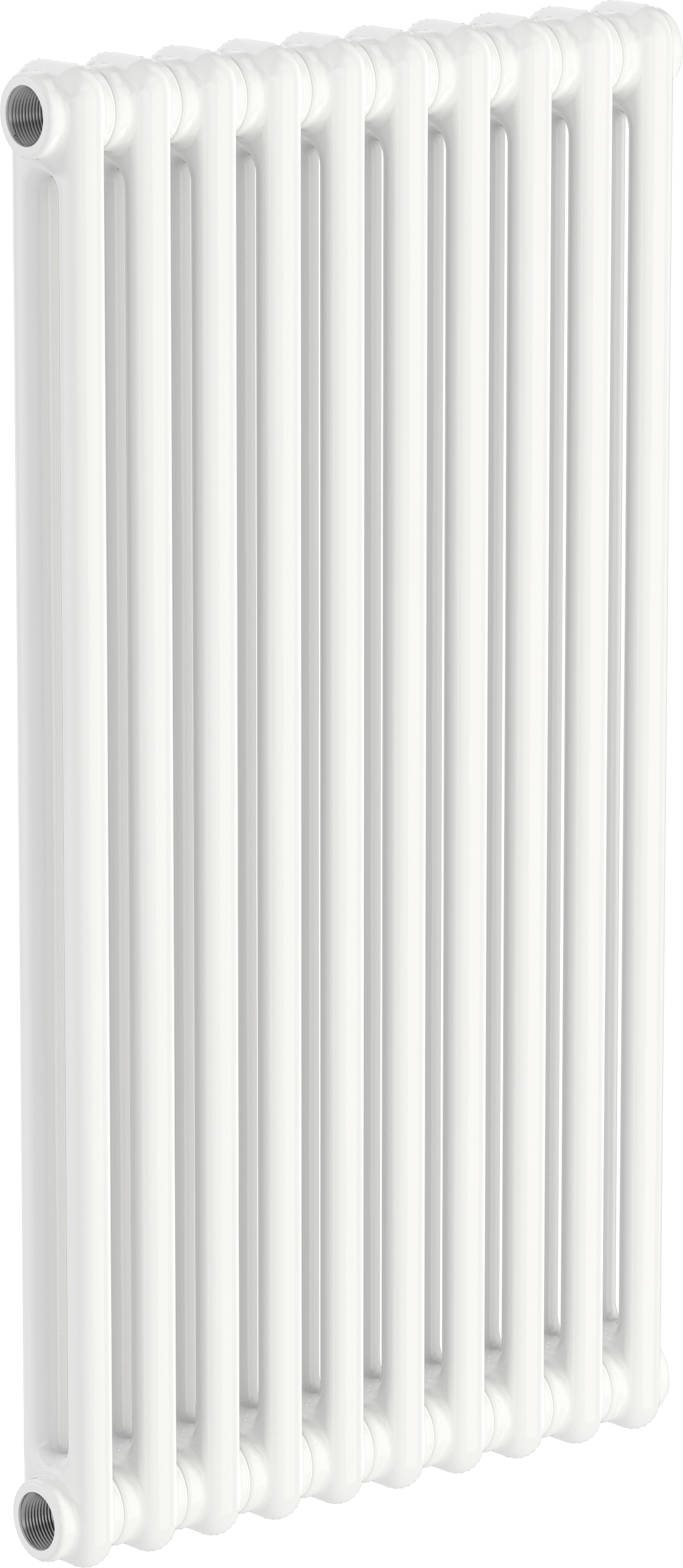 Radiateur IVREA h556 8EL 2C BlancEpoxy blanc RAL 9010