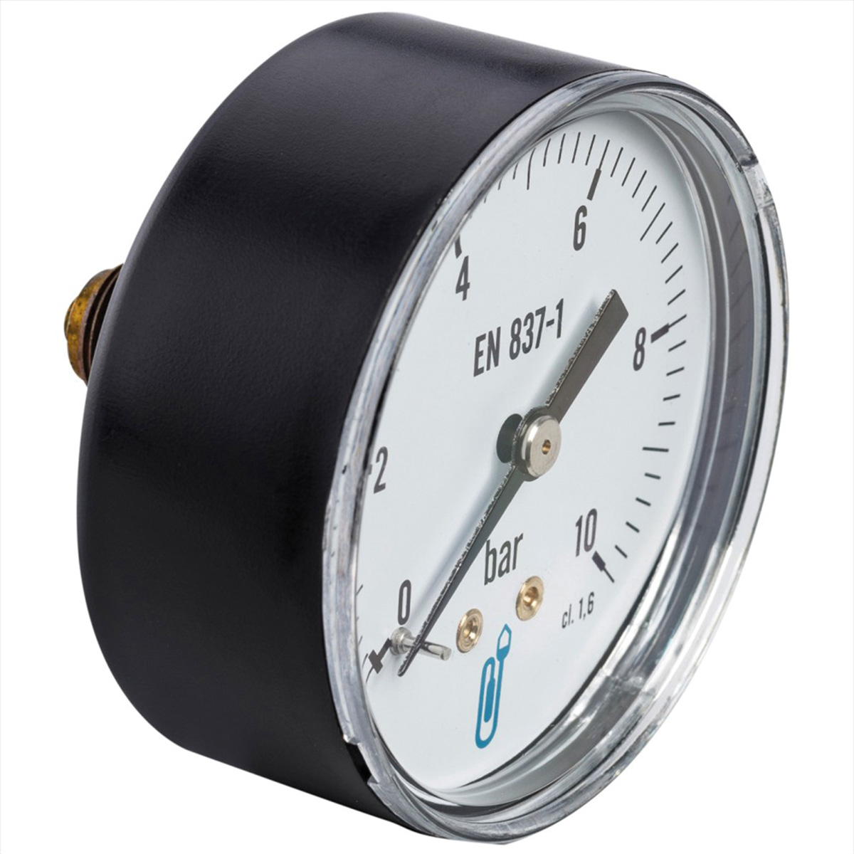 Manomètre Chauffage et sanitaire. Raccord axial 1/4". 0 - 10 bar. D50 - THERMADOR - MA10