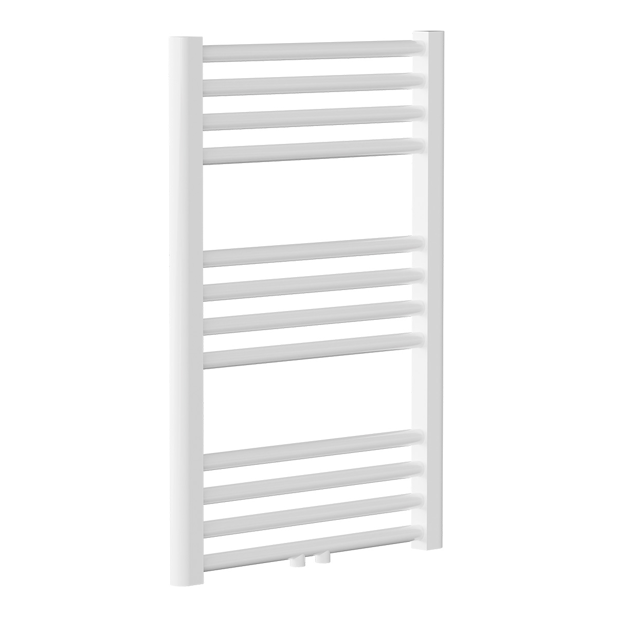 MAHANA Raccordement Central 600x1496Sèche-Serviettes Acier Blanc 728W