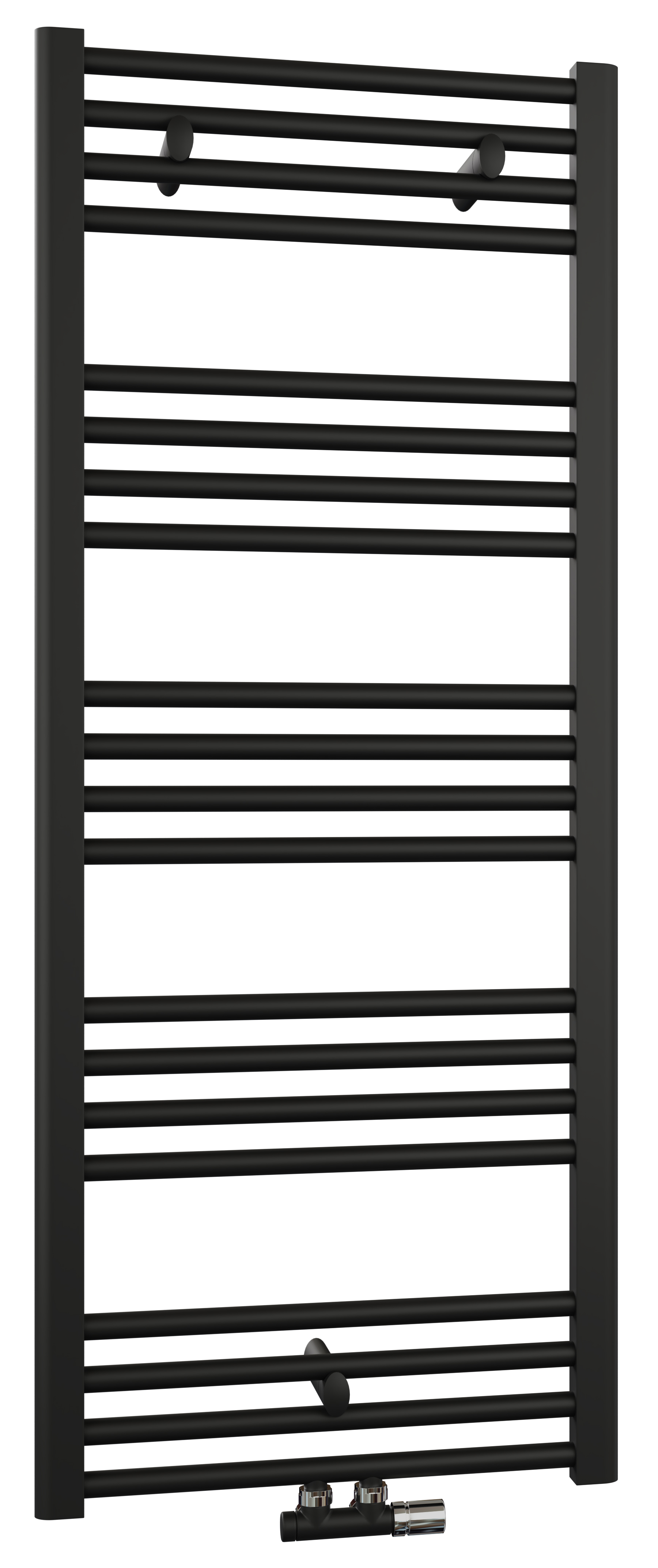 MAHANA Droit 500X1496 NoirSèche-Serviette Acier 631W