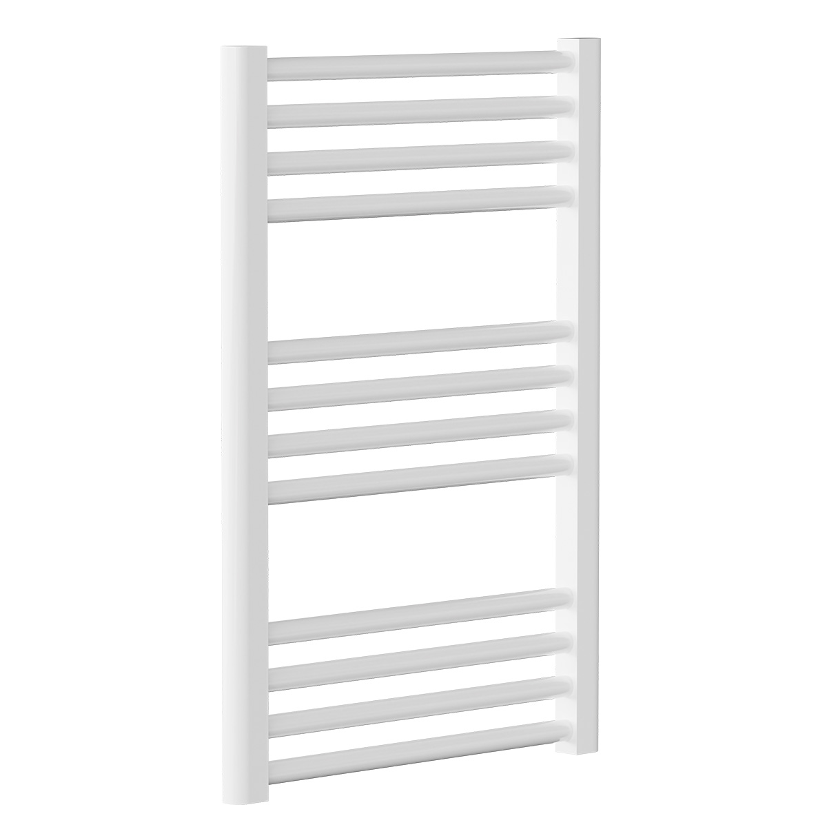 MAHANA Droit 600X1238 Sèche-ServiettesAcier Blanc 598W