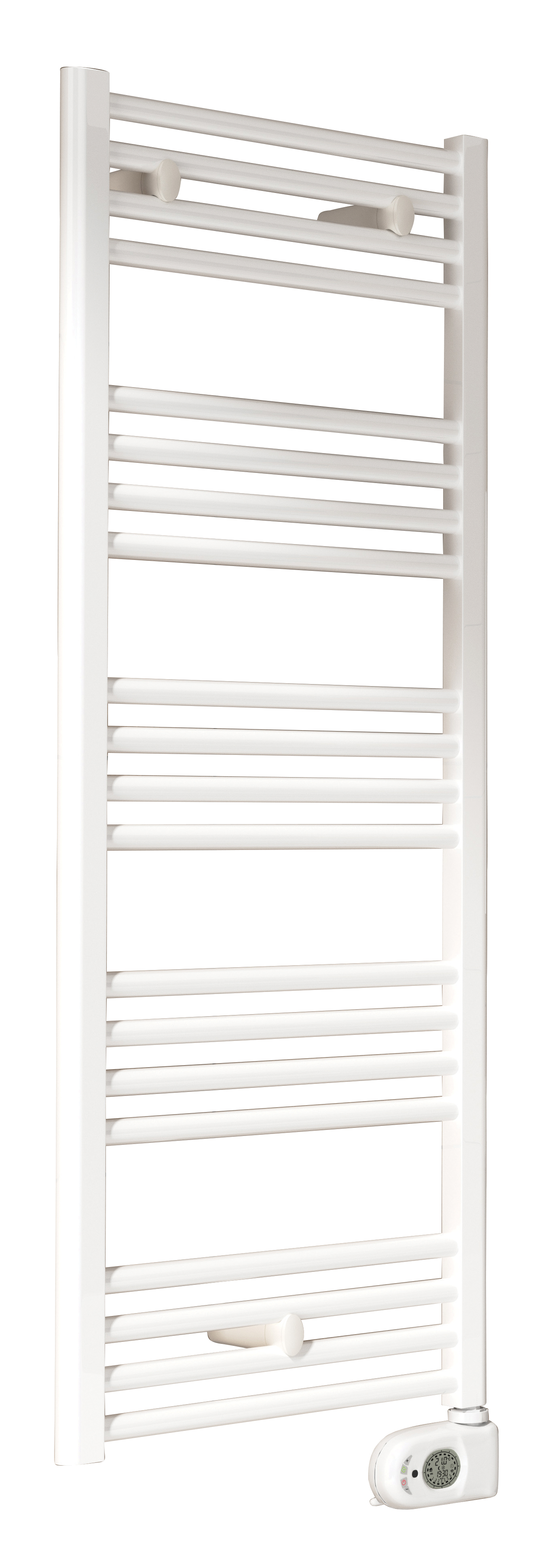 MAHANA Droit électrique 400x1308 500WSèche-Serviette Acier Blanc