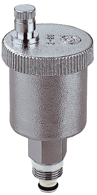 Purgeur chromé 3/8"m Caleffi avec clapet automatique - THERMADOR - PVENC
