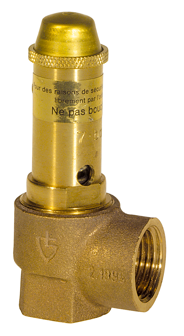 Soupape sécurité bronze sanitaire 1/2'' 10 bar - THERMADOR - S15GS10