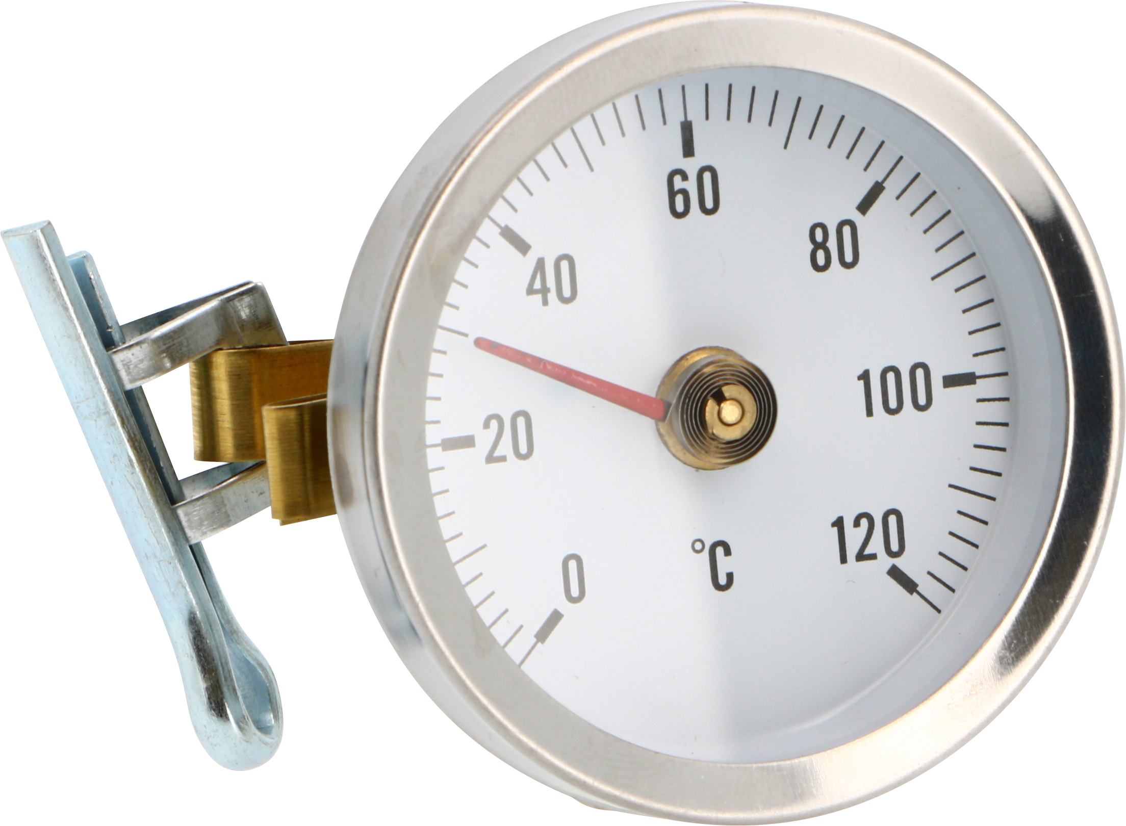 Thermomètres à cadran 0°c à 120°c. Fourni avec bracelet pour tube jusqu'à 1"1/2, Ø 63 - THERMADOR