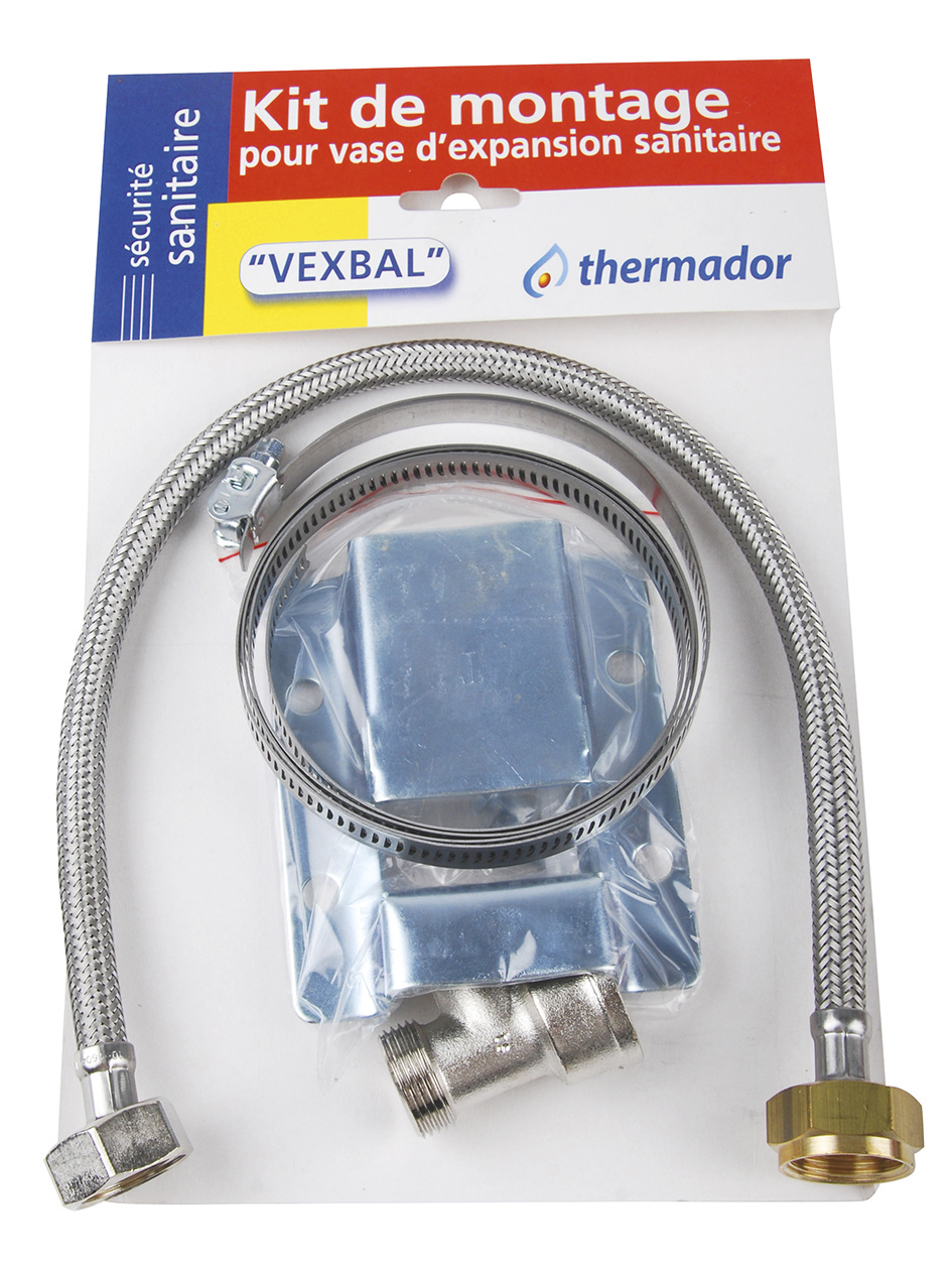 Kit pour vase expansion VEXBAL 5-12 L avec support mural THERMADOR - ZKVEX