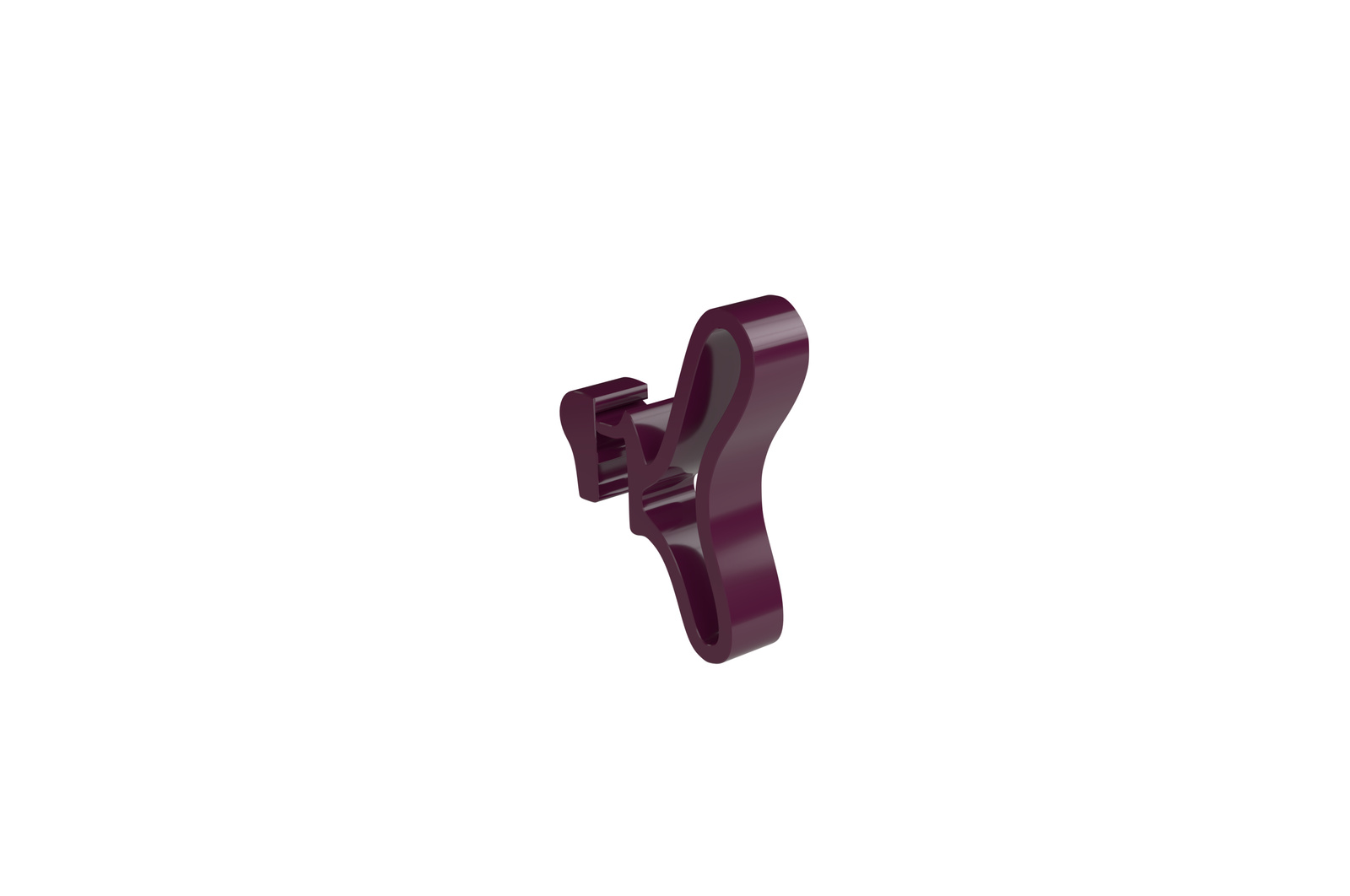 Patère papillon prune pour sèche-serviettes ATLANTIC CHAUFFAGE ET CHAUFFE-EAU - 850208