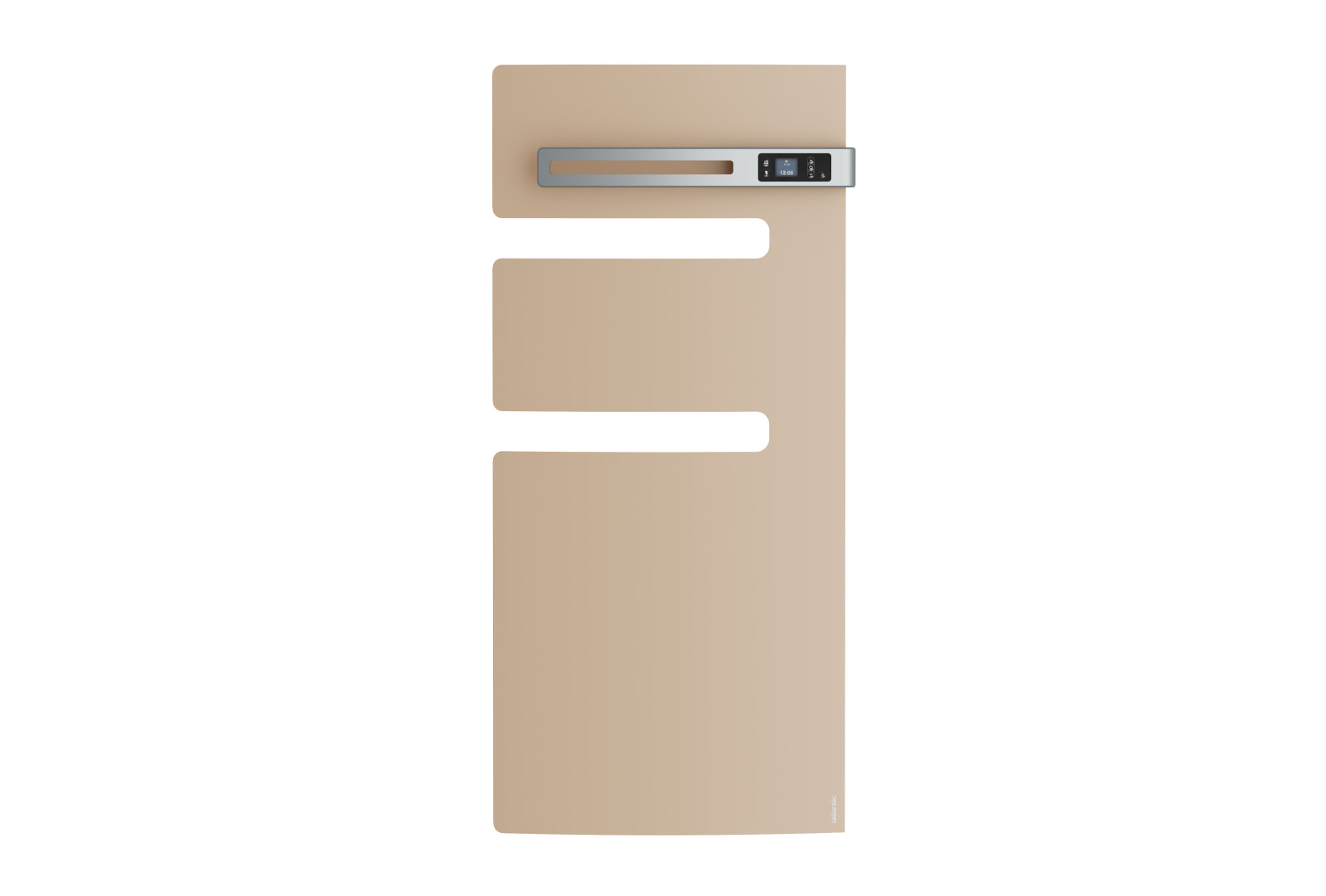 Radiateur sèche-serviettes connecté Serenis mât droite 1500w beige - ATLANTIC - 850598