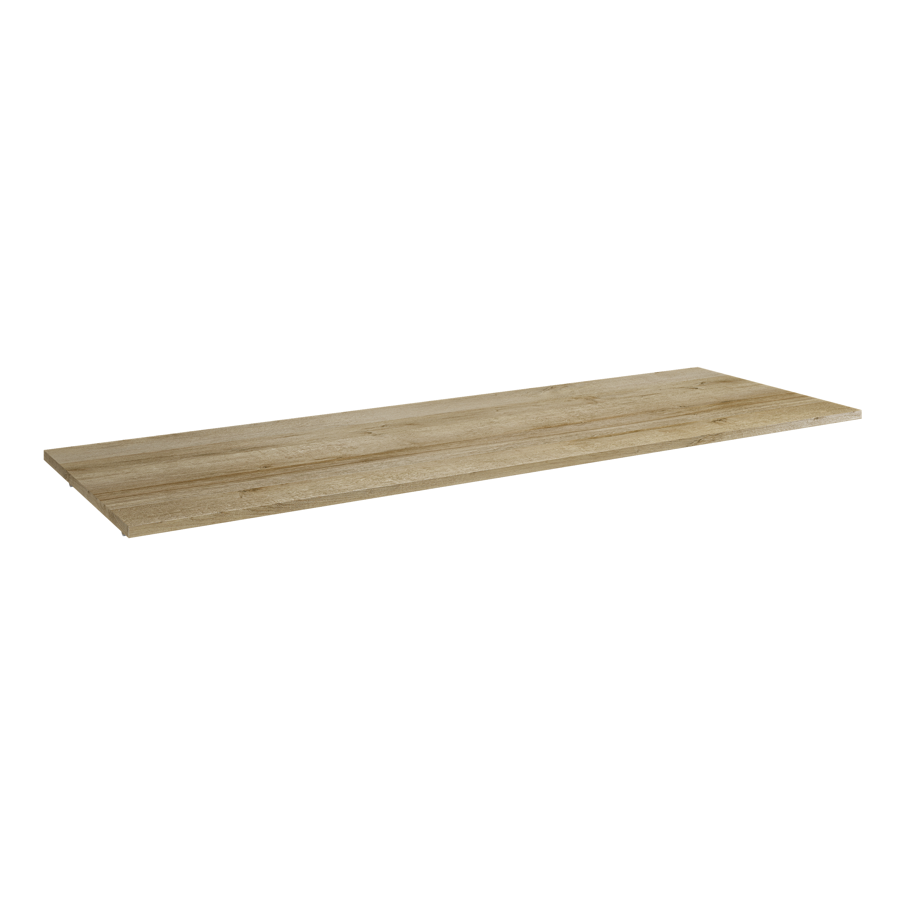 Top 136,6 cm chêne décor doré mélaminé DOM397 - DOMAO