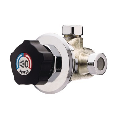 Mitigeur panneau douche alpa bouton noir PRESTO - 35906