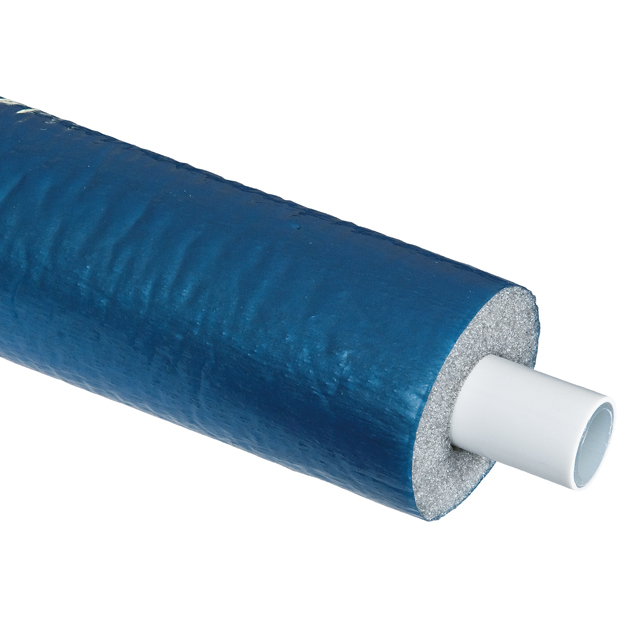 tube multicouche Plus S13 16 x 2,00, 50 m, blanc, isolation bleu MULTITUBO - 14410