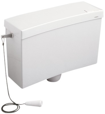 Réservoir haut 46,5x28,5 cm blanc avec chaînette Alimentation gauche - PORCHER - P922001