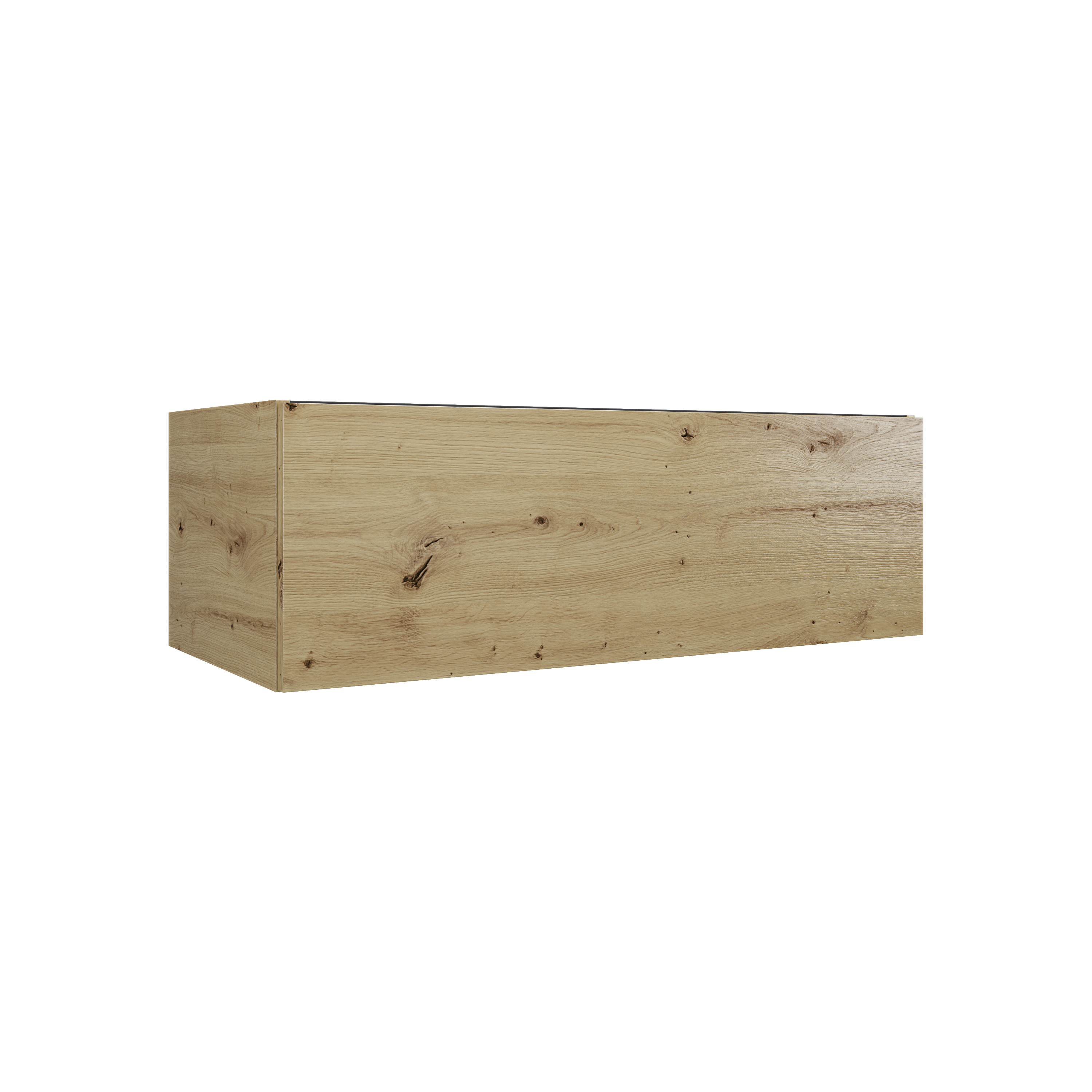 MSV 1T 98 cm chêne décor doré mélaminé pour poignée profile DOM172 - DOMAO