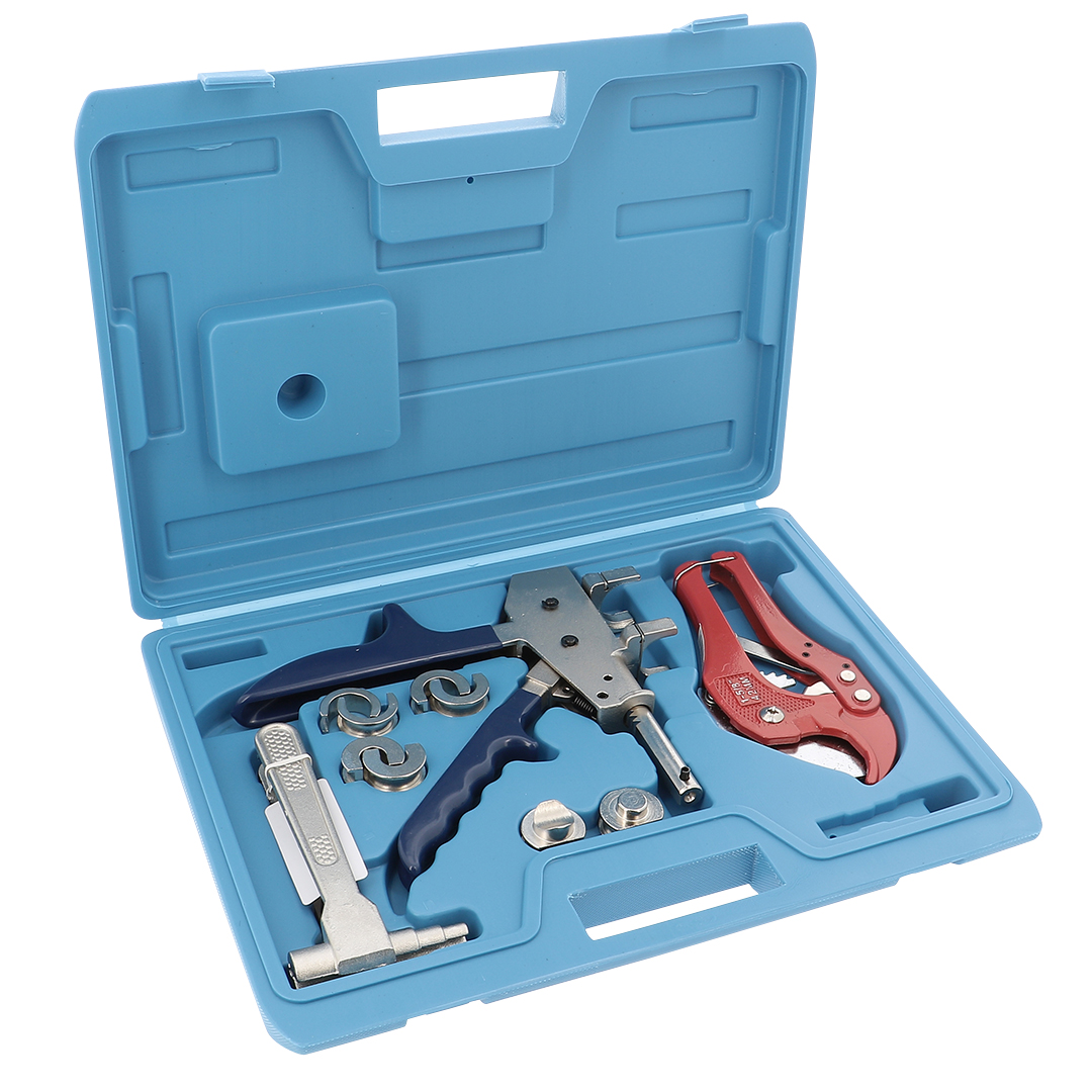 Coffret 3 pinces : à sertir, à évaser, coupe tube PER Ø 12à25-SERTIgliss PBTUB - COFPIN