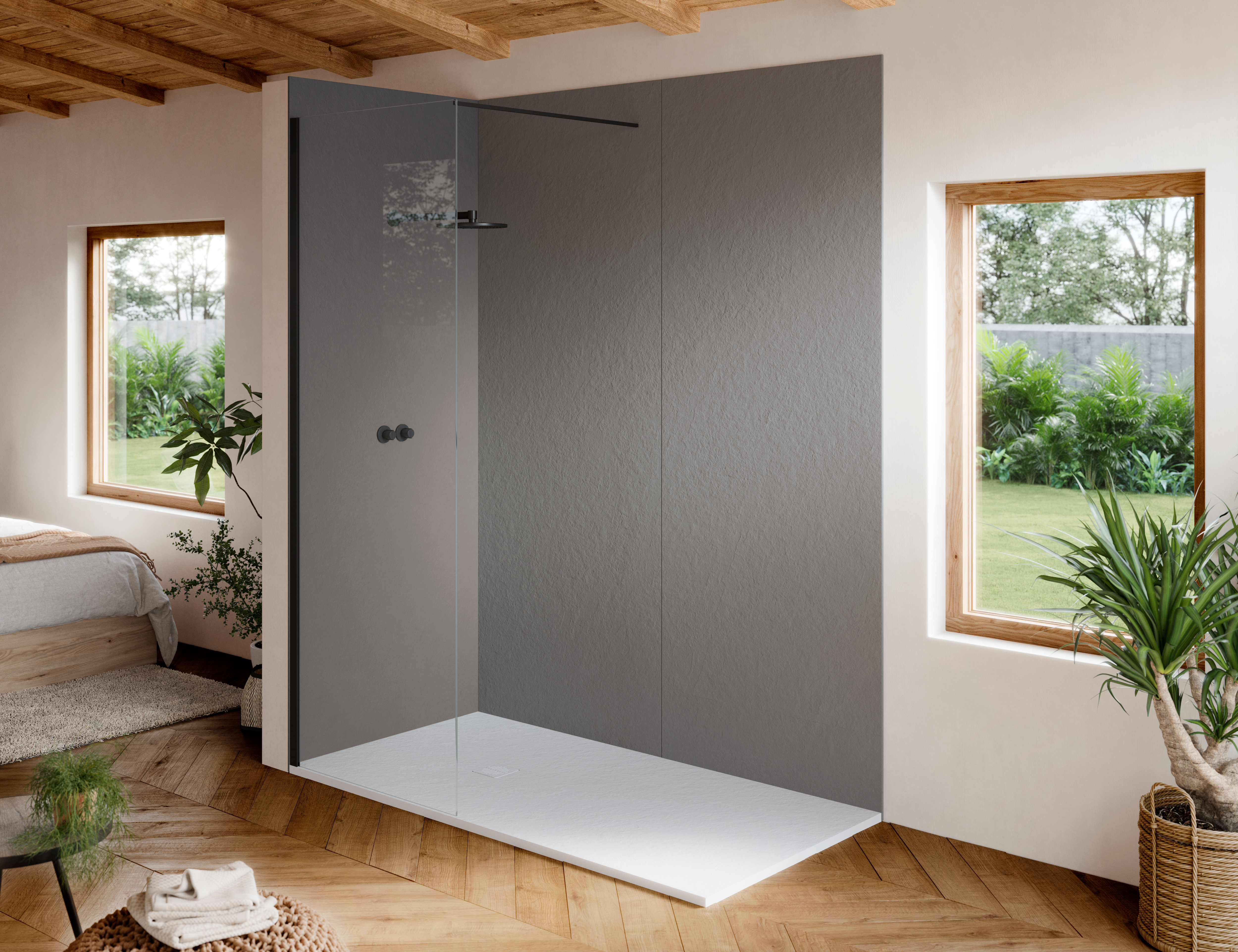 Panneau ardoise 90x250 ciment DOM480 - DOMAO