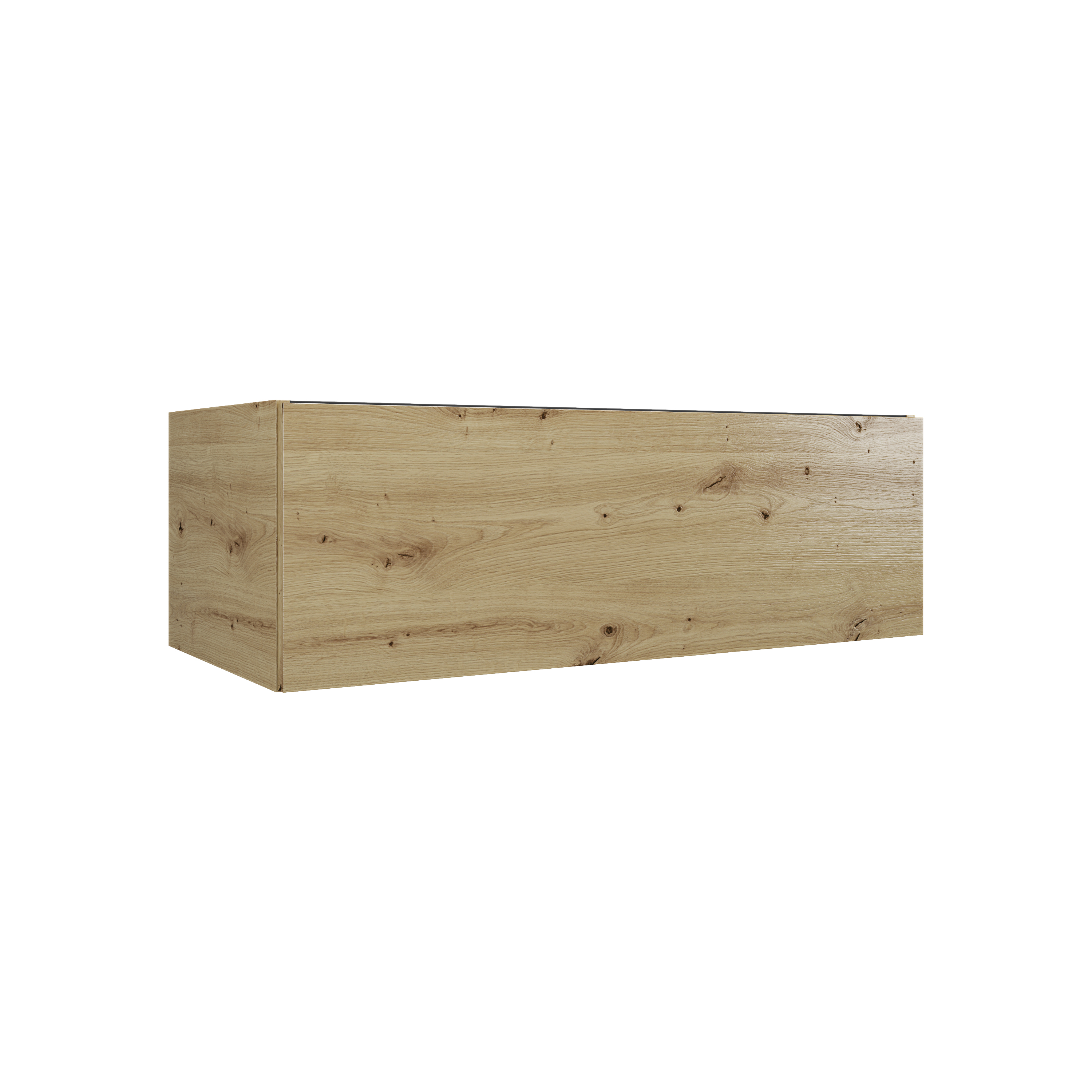 MSV 1T 98 cm gauche chêne décor doré mélaminé pour poignée profile DOM417 - DOMAO