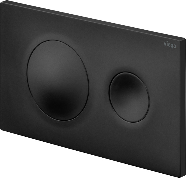 Plaque de commande de WC pour Prevista 8610.1 VfS20 noir mat VIEGA - 796389