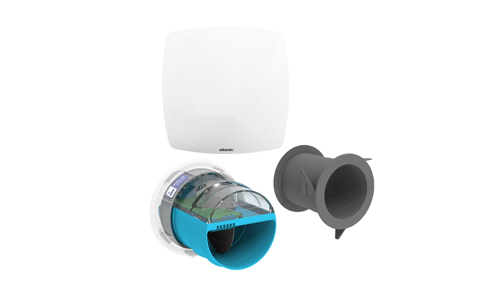 Kit e-Twist&Go SDB pour VMC et manchon griffe - ATLANTIC CLIM TRAIT AIR COMMER - 526290