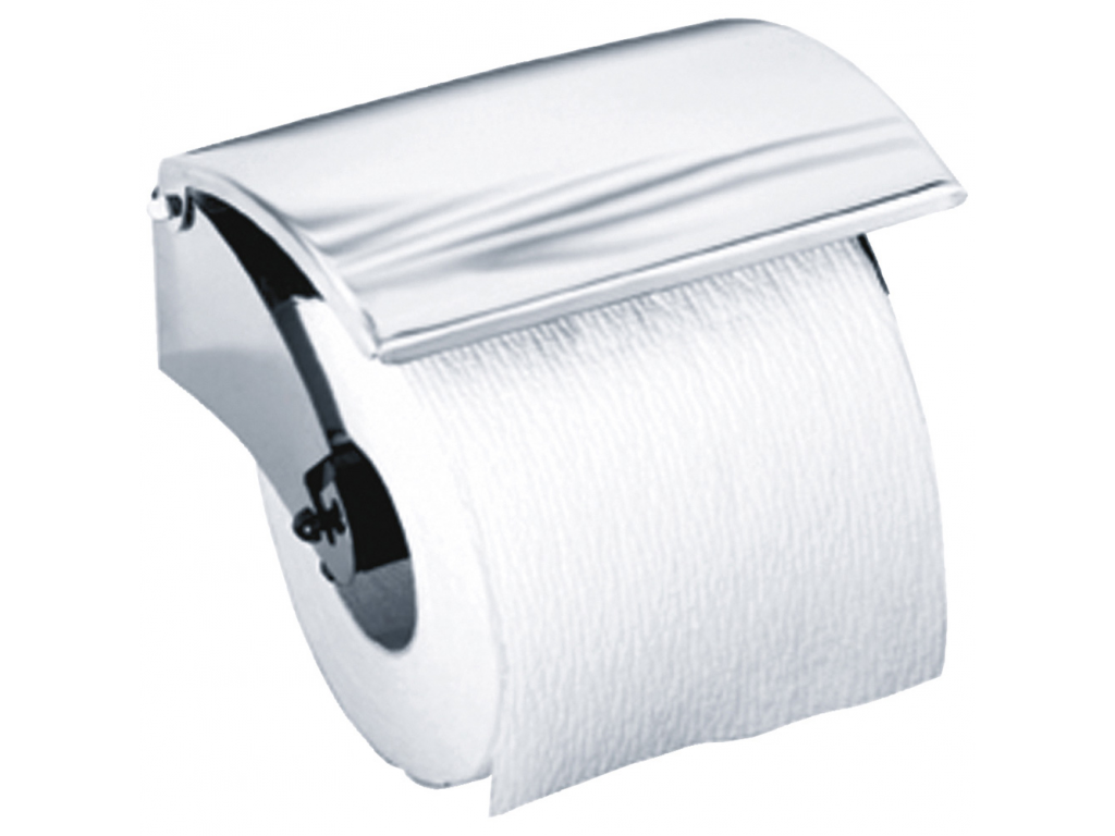Distributeur papier WC rouleau 127,5x82x56 pvc noir visserie non fournie - PELLET - 823512