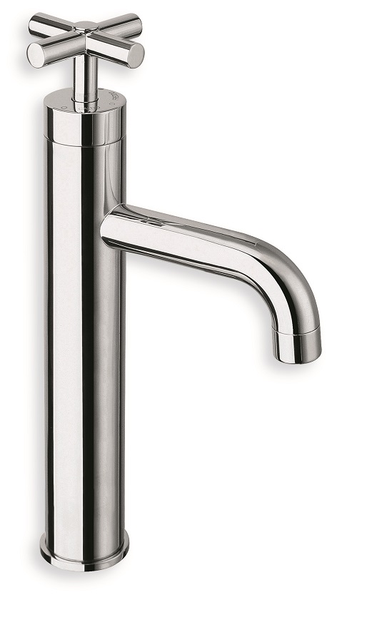 lavabo executive mi-haut cartouche progressive + vidage chrome CRISTINA - EV22551