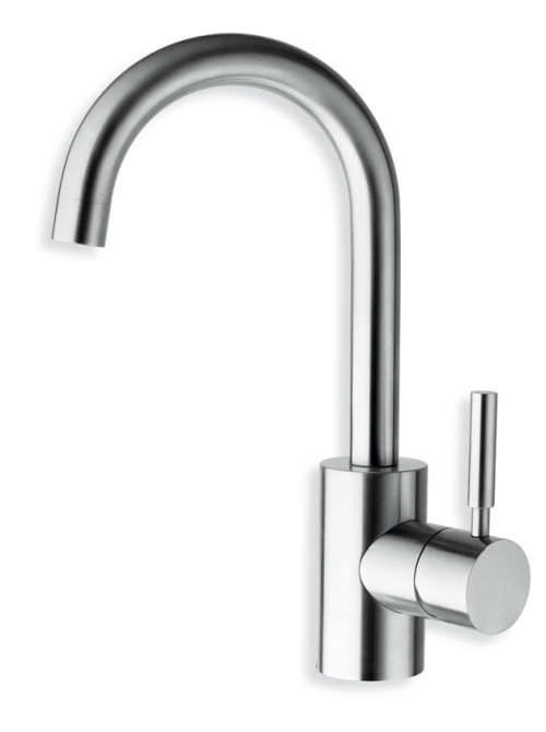 lavabo triverde bec haut mobile chrome + up & down laiton CRISTINA - CX22151