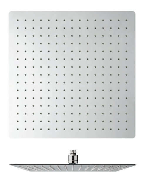 pomme de douche sandwich carrée 300 mm inox anticalcaire CRISTINA - SC30051