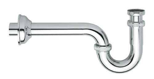 siphon de lavabo forme s 1"1/4 chrome 32 cm CRISTINA - AC20151