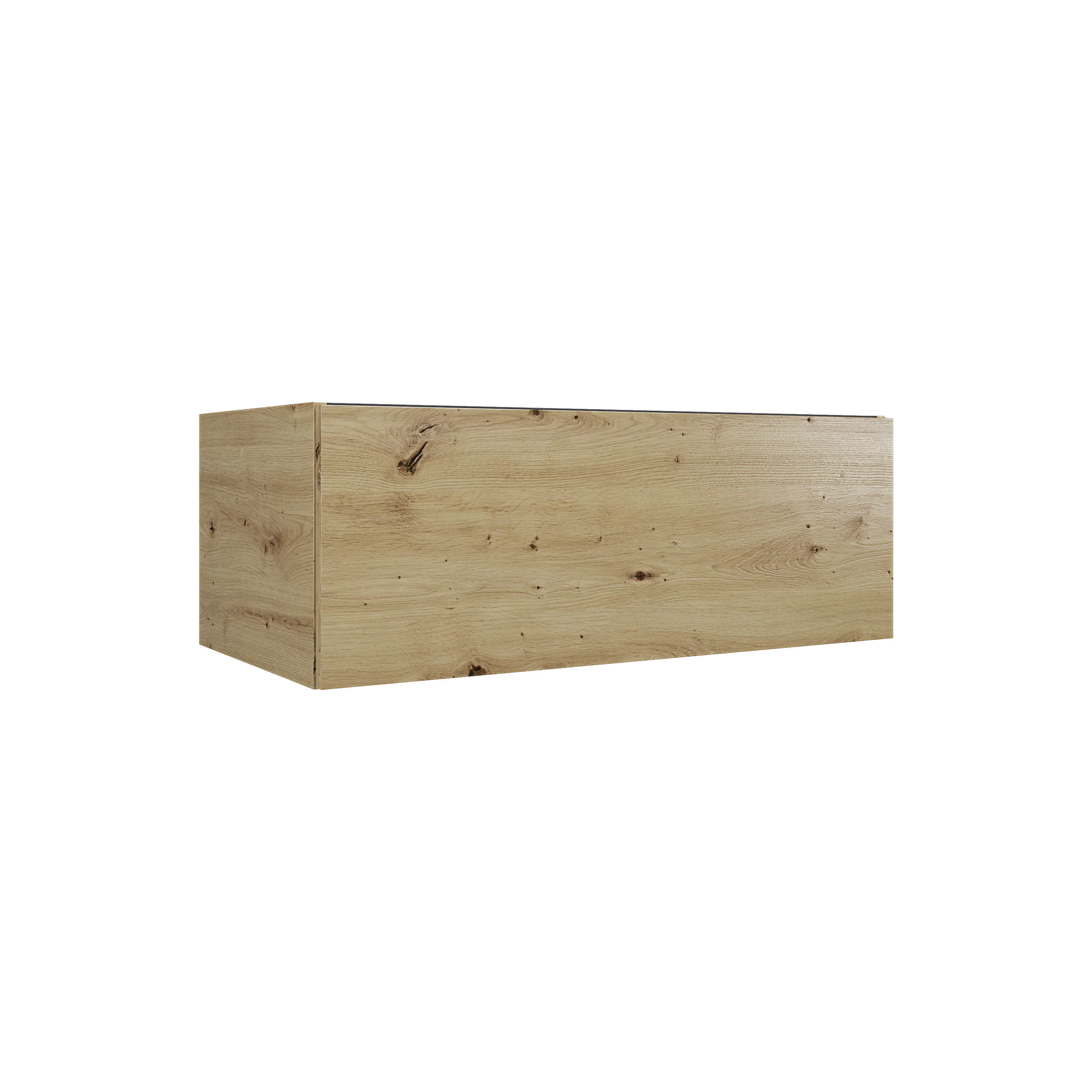 MSV 1T 88 cm chêne décor doré mélaminé pour poignée profile DOM168 - DOMAO